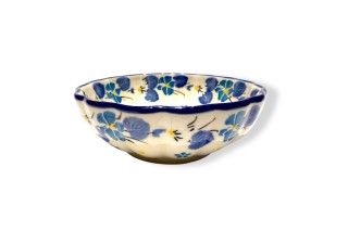 023 Bunzlau Ribbel Schaal 2351X 023 Ribbel Schalen Ø 12 cm